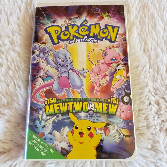 Pokemon The First Movie Mewtwo vs. Mew 2000 VHS Clam Shell - Picture 8 of 8